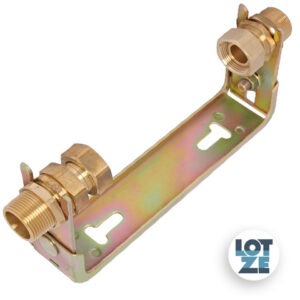 Wasserzähler Anschlussgarnitur verzinkt