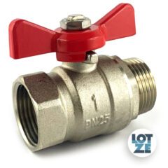 Kugelhahn mit Flügelgriff