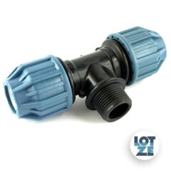 T-Stück Außengewinde PP