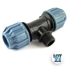 T-Stück Außengewinde PP