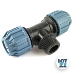 T-Stück Außengewinde PP