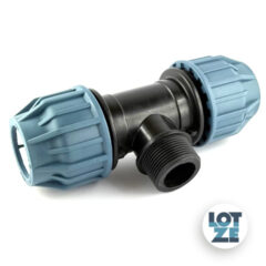 T-Stück Außengewinde PP