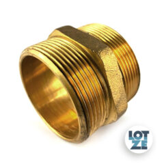 Doppelnippel Messing