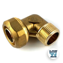 Beulco Verbinder 90° Messing 40mm x 1¼" AG