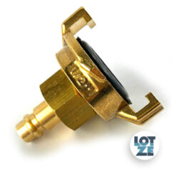 Schnellkupplung mit Drucklufttülle Messing