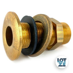 Behälterdurchführung Messing