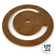 Lederventilklappe ohne Beschwerung 105 mm