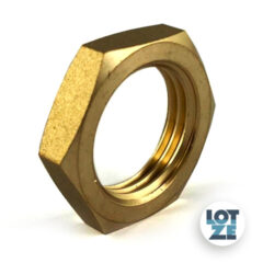 Gegenmutter Kontermutter mit Sechskant Messing