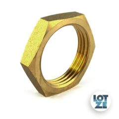 Gegenmutter Kontermutter mit Sechskant Messing