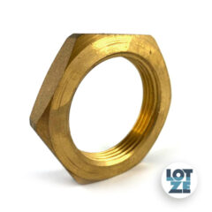 Gegenmutter Kontermutter mit Sechskant Messing