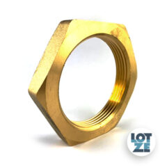 Gegenmutter Kontermutter mit Sechskant Messing