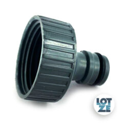 Hahnstück PVC Stecksystem 1 Zoll (30,3 mm) Innengewinde