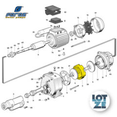 Laufradschutz einzeln für FORAS Pumpen JA/CAB 150 - 300