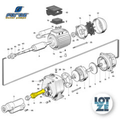 Diffusor für FORAS Pumpen JA/CAB 150