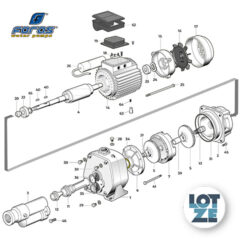 Dichtung Laufradschutz für FORAS Pumpen JA/CAB 150 - 300
