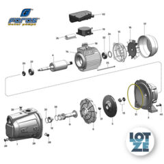 O-Ring-Dichtung für FORAS Pumpen JA/CAB/Cam 60 - 100